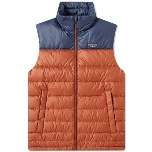 Patagonia Hi Loft Down Vest in Red Mens Patagonia UK Outlet at SEIKK